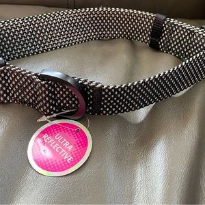 Dog collar size extra large ultra reflective